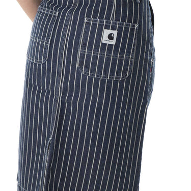 CARHARTT WOMENS TRADE SKIRT I029108 DARK NAVY WAX SKIRT WORK - Shoelosophy