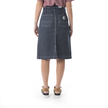 CARHARTT WOMENS TRADE SKIRT I029108 DARK NAVY WAX SKIRT WORK - Shoelosophy