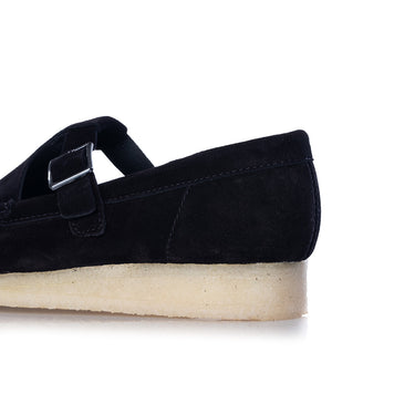 CLARKS ORIGINALS WOMENS WALLABEE T BAR SCHWARZ - Shoelosophy