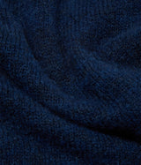 UNIVERSAL WORKS LYON CREW PULL 33457 ALPAGA KNIT NAVY - Shoelosophy