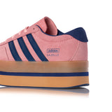 ADIDAS WOMENS GAZELLE JS3926 STACK GLOW PINK VICTORY BLUE - Shoelosophy