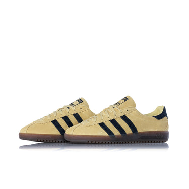 ADIDAS WOMENS BERMUDA BRMD JI2659 POWDER YELLOW BLACK - Shoelosophy