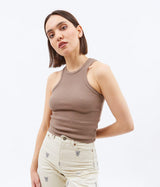 DR DENIM AMELIE TOP WALNUT - Shoelosophy