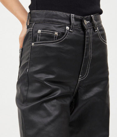 DR DENIM ECHO DR2010108L30 SCHWARZ MANTEL KONTRAST - Shoelosophy