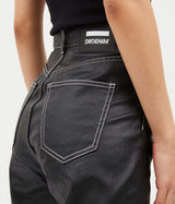 DR DENIM ECHO DR2010108L30 SCHWARZ MANTEL KONTRAST - Shoelosophy
