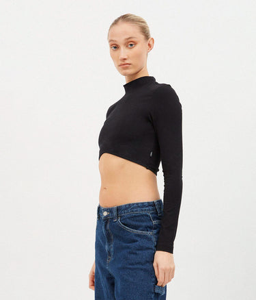 DR DENIM LIZZIE TOP BLACK - Shoelosophy