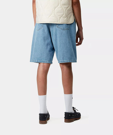 CARHARTT WIP WOMENS BRANDON SHORT I031919 BLUE STONE BLEACHED - Shoelosophy