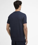 BARBOUR INTERNATIONAL LANGSTON JACQUARD T-SHIRT MTS1579NY19 NAVY - Shoelosophy