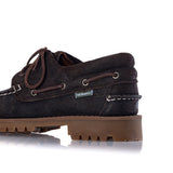 SEBAGO CAMPSIDES ACADIA 74114CW DUNKELBRAUNER GEWACHSTER WILDLEDER-OUTDOOR-MOKASSIN - Shoelosophy