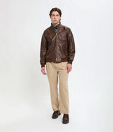 BARACUTA-LEDER G9 ALTES ENGLISCHES LEDER BRCPS1127 SCHOKOLADENBRAUN - Shoelosophy