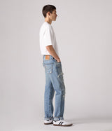 LEVI'S 501 ORIGINAL SELVEDGE DENIM 00501-3736 TURQUOISE RIVET HERREN SELVE JEANS - Shoelosophy