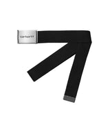 CARHARTT WIP CLIP BELT CHROME I019176 SCHWARZ - Shoelosophy