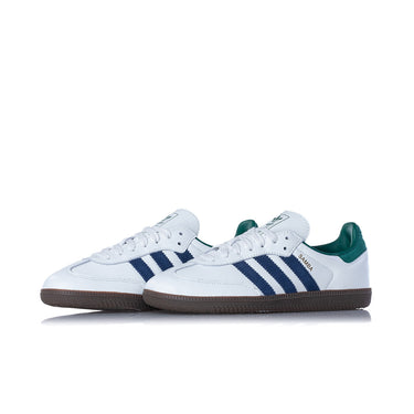 ADIDAS SAMBA IH4882 WEISS NAVY GRÜN - Shoelosophy