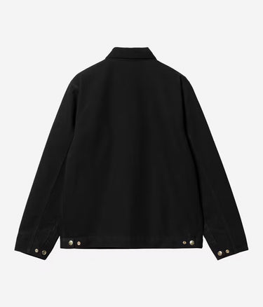 CARHARTT WIP DETROIT JACKET I033112 BLACK RINSED - Shoelosophy