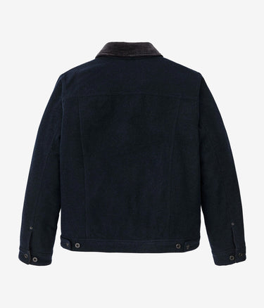 FILSON INSULATED WOOL SHORT CRUISER MACKINAW JACKET FMCPS0140 NAVY - Shoelosophy