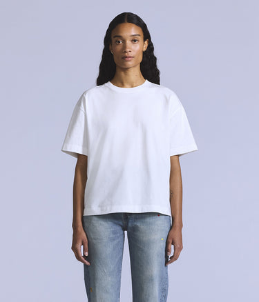 LEVI'S BLUE TAB WOMENS DAILY TEE 003JL-0000 WHITE