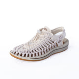 KEEN WOMENS UNEEK 1026231 NATURAL CANVAS BIRCH - Shoelosophy
