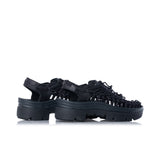 KEEN UNEEK PLATFORM 1032211 SCHWARZES GLATTLEDER - Shoelosophy