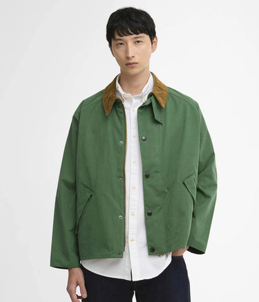 BARBOUR RE-ENGINEERED OVERSIZED TRANSPORTER JACKET MCA0931GN71 RACING GREEN - Shoelosophy