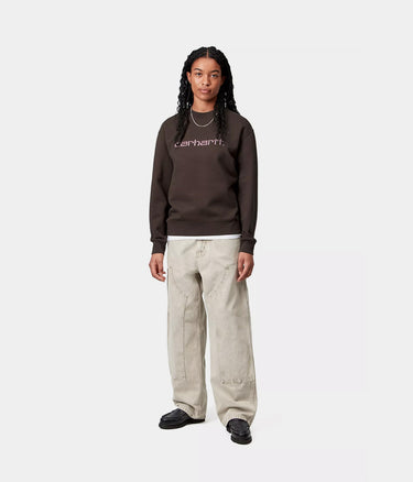 CARHARTT WIP WOMENS CARHARTT SWEATSHIRT I033647 VITOLA PHLOX - Shoelosophy