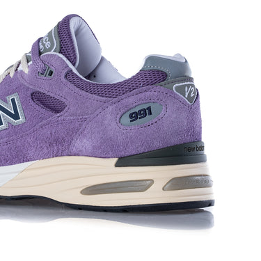 NEW BALANCE 991 V2 MADE IN ENGLAND U991LV2 DUSK PURPLE SAGE - Shoelosophy