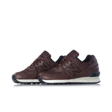 NEW BALANCE 576 MADE IN ENGLAND LUX LEATHER OU576BRK BROWN - Shoelosophy