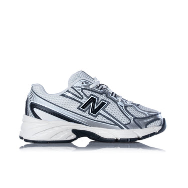 NEW BALANCE 740 U740BK2 SEA SALT BLACK METALLIC SILVER - Shoelosophy