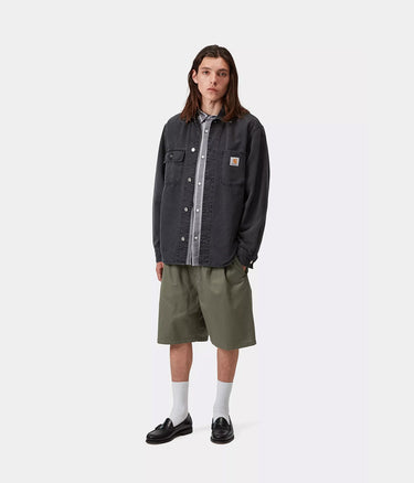 CARHARTT WIP MARV SHORT I034813 LEAF STONE WASHED - Shoelosophy