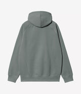 CARHARTT WIP HOODED CHASE SWEATSHIRT I033661 VELVET GREEN - Shoelosophy