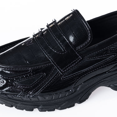 NEW BALANCE 1906 LOAFER U1906LCR BLACK CROCODILE - Shoelosophy