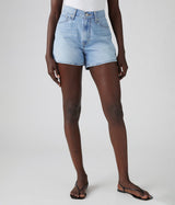 LEVI'S WOMENS 80S MOM SHORTS A4695-0015 BLUE STONE WASHED - Shoelosophy