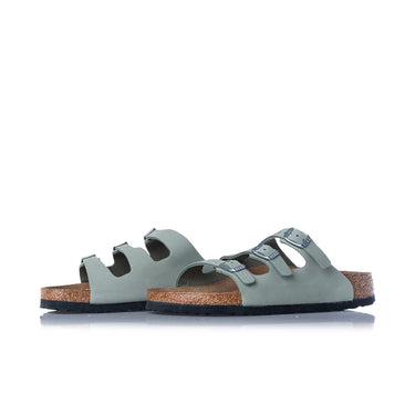 BIRKENSTOCK FLORIDA FRESH 1030319 PURE SAGE MADE IN GERMANY - Shoelosophy