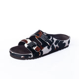 SCHOLL KIM SANDALE PONY HAIR F00917 KUHLEDER - Shoelosophy