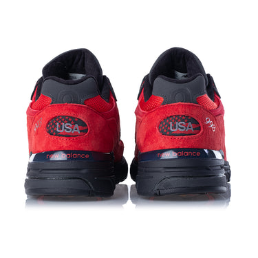 NEW BALANCE 993 MADE IN USA „BALTIMORE“ U9935CX ROT SCHWARZ - Shoelosophy