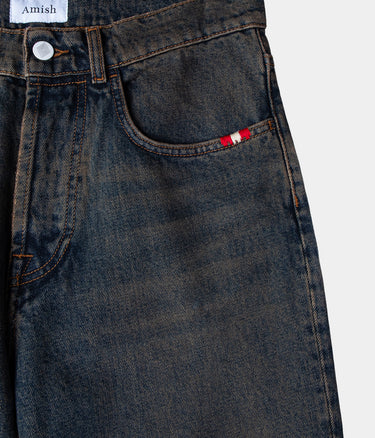 AMISH SUPPLIES JEREMIAH GREEN DIRTY DENIM - Shoelosophy