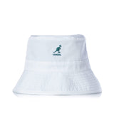 KANGOL GOLF REVERSIBLE BUCKET GREEN WHITE - Shoelosophy