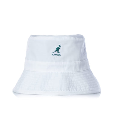 KANGOL GOLF REVERSIBLE BUCKET GREEN WHITE - Shoelosophy