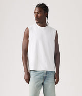 LEVI'S MUSCLE TANK 90S FADE 004V1-0005 밝은 흰색 민소매 박시핏 - Shoelosophy