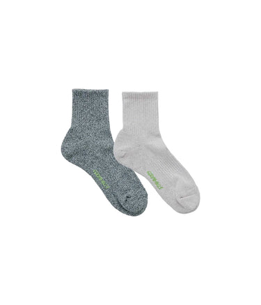 GRAMICCI PAPER MIX SOCKS ANKLE SX-M42 JET CARAMEL PACK OF 2 - Shoelosophy