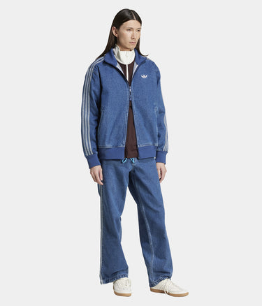 ADIDAS ORIGINALS DENIM FIREBIRD TRACK TOP JC6233 MEDIUM BLUE - Shoelosophy