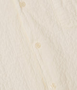UNIVERSAL WORKS ROAD SHIRT 34559 ARTEN SEERSUCKER ECRU - Shoelosophy