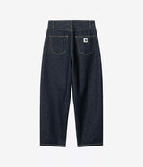 CARHARTT WIP WOMENS BRANDON PANT I035892 BLUE RINSED - Shoelosophy