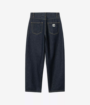 CARHARTT WIP WOMENS BRANDON PANT I035892 BLUE RINSED - Shoelosophy