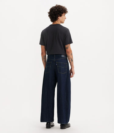 LEVI'S MADE OF JAPAN WIDE PLEAT CROP JEANS A9136-0001 BLAU - Shoelosophy
