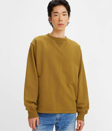 LEVI'S MADE & CRAFTED CREWNECK SWEATSHIRT A2137-0006 BUTTERNUT - Shoelosophy