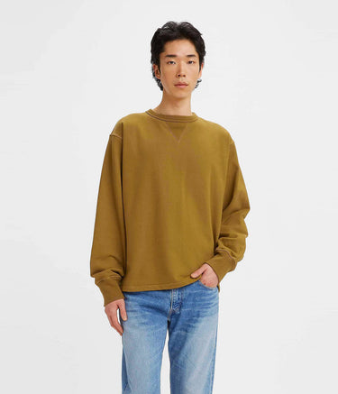 LEVI'S MADE & CRAFTED CREWNECK SWEATSHIRT A2137-0006 BUTTERNUT - Shoelosophy