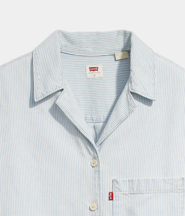 LEVI'S WOMENS JOYCE SHORT SLEEVE RESORT SHIRT - Shoelosophy