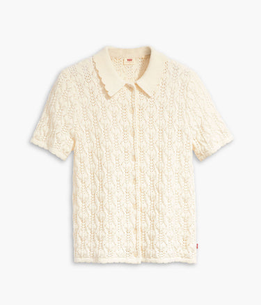 LEVI'S WOMENS SEASIDE SWEATER SUNNY CREAM - Shoelosophy