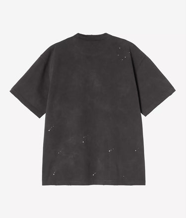 CARHARTT WIP PAINTER T-SHIRT I036853 BLACK DESTROY WASH SPLATTER - Shoelosophy