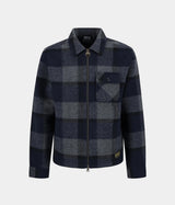 BARBOUR INTERNATIONAL HAILWOOD 플리스 오버셔츠 MFL0223 NY91 LOWLANDS 플리스 네이비 - Shoelosophy